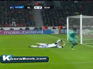هدف برشلونة الثاني ضد ليفركوزن
