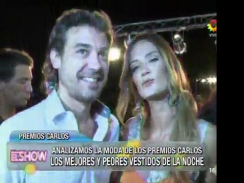 Pedro y Paula en Este es el Show 2 (look premios Carlos) - 14 de Febrero