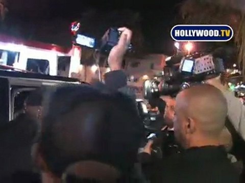 Christina Milian Leaves Voyeur Nightclub