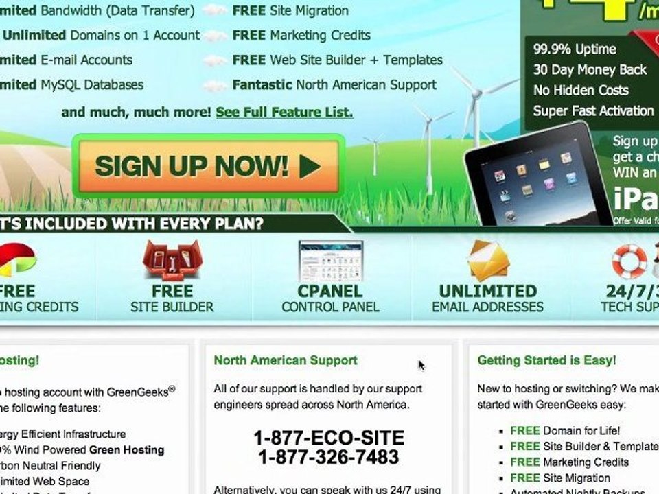GreenGeeks Hosting video