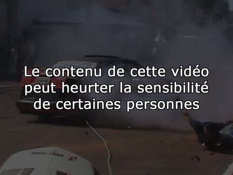 Accident durant un show automobile au Brésil