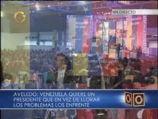 Aveledo: "Venezuela, nunca te vamos a fallar"