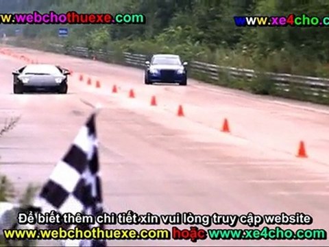 Siêu xe Lamborghini Murcielago LP670 4 SV vs Siêu xe Audi RS6