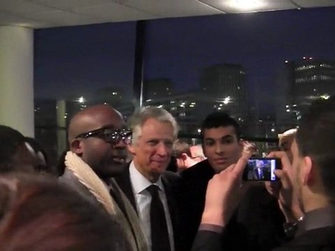 Villepin à l'IUT de Sarcelles