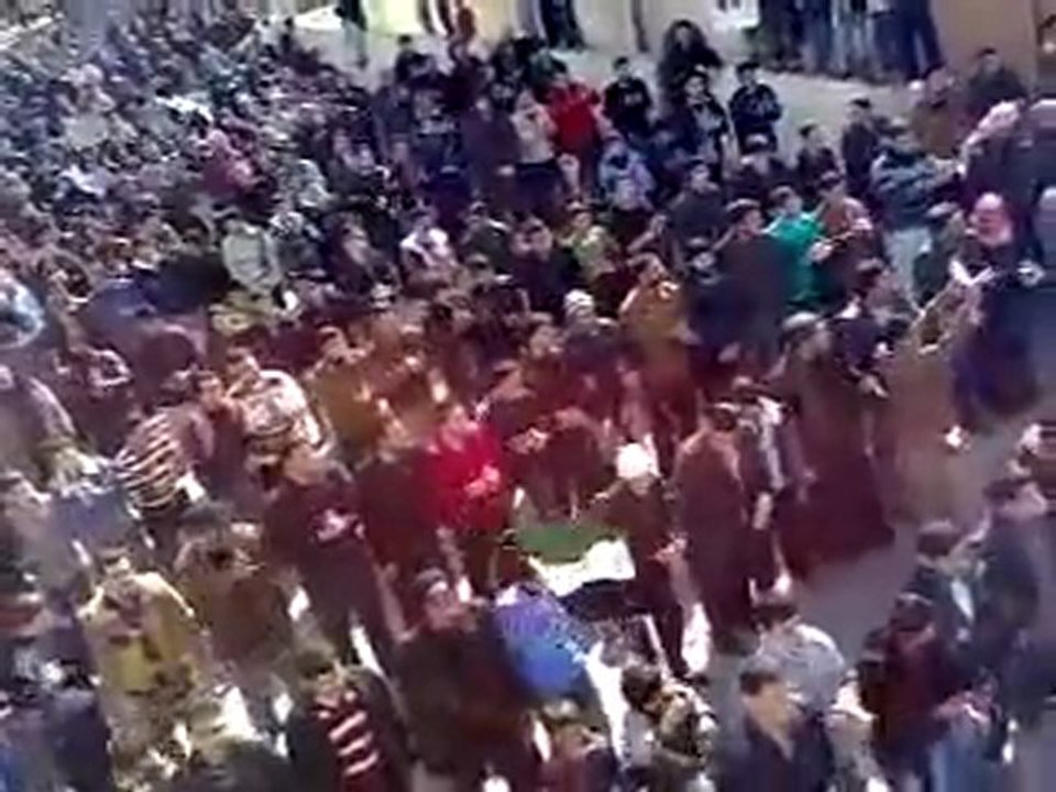 فري برس   حماة كفرنبودة   ريف حماة صباحية الاحرار 14 2 2012