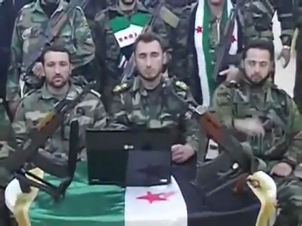 فري برس   ادلب  خان شيخون    إعلان كتيبة الشهداء 14 2 2012