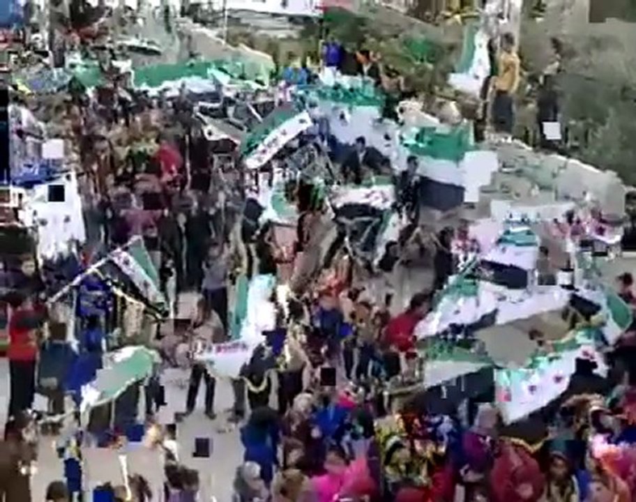 فري برس   ادلب   محمبل    نصرة للمدن المنكوبة 14 2 2012