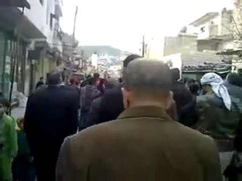 فري برس ادلب جسر الشغور دركوش نصرة لحمص وادلب 14 2 2012