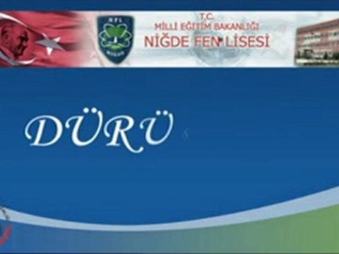 Niğde Fen Lisesi Değerler Eğitimi Projesi