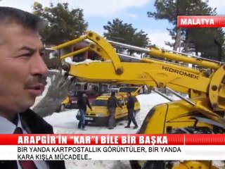 MALATYA ARAPGİR KARLA MÜCADELE