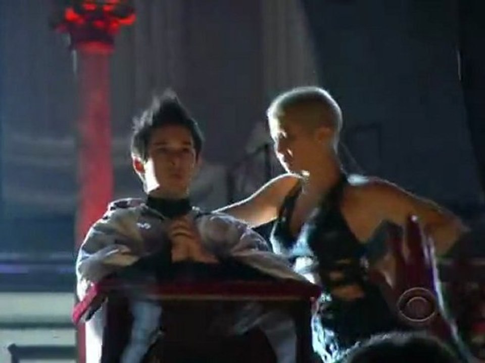 Blonde Buzzcut at the Grammys