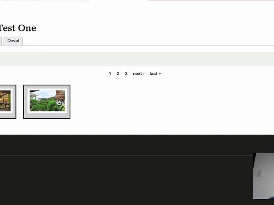Styling image field pager