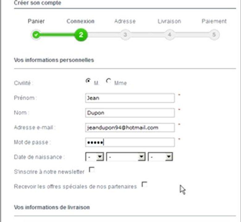Tuto n°1 : Commander sur aisin.fr