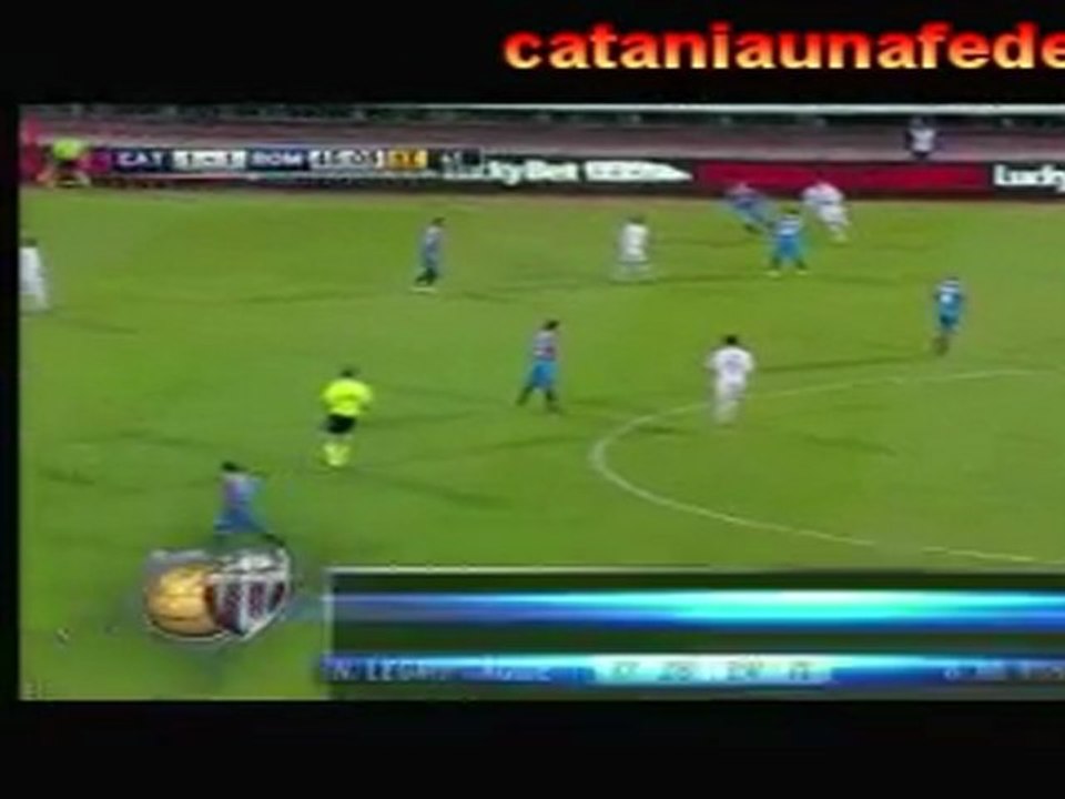 Catania-roma 1-1 ampia sintesi