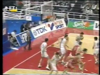 Real Madrid vs Olympiakos 73-61 Euroleague 1995 Final