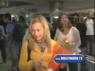 Hayden Panettiere Arrives at LAX