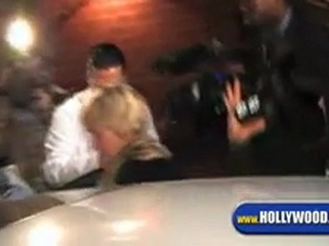 Sharon Stone Leaving Mr Chow.