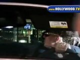Britney Spears Covers Head at Gas Station