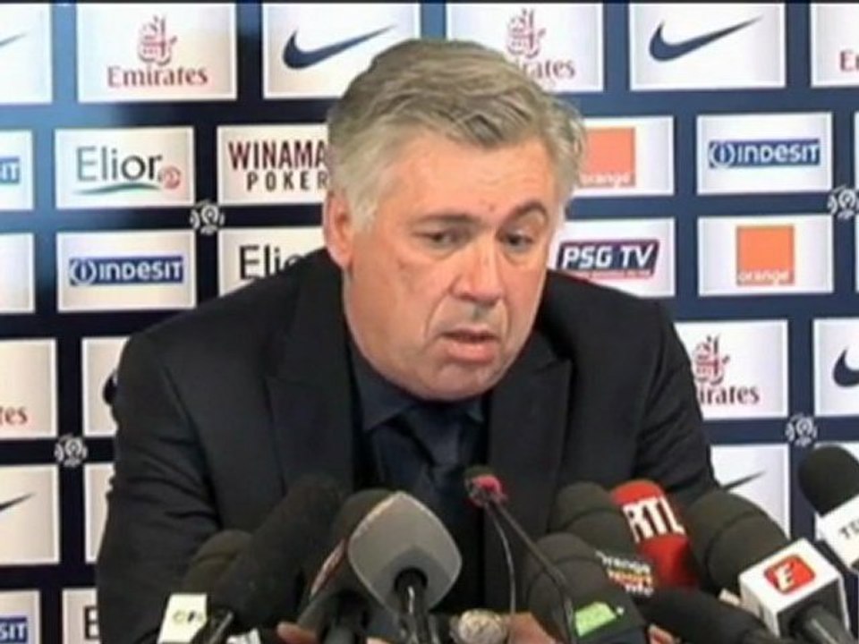 Ancelotti - Fußballpokal die Priorität