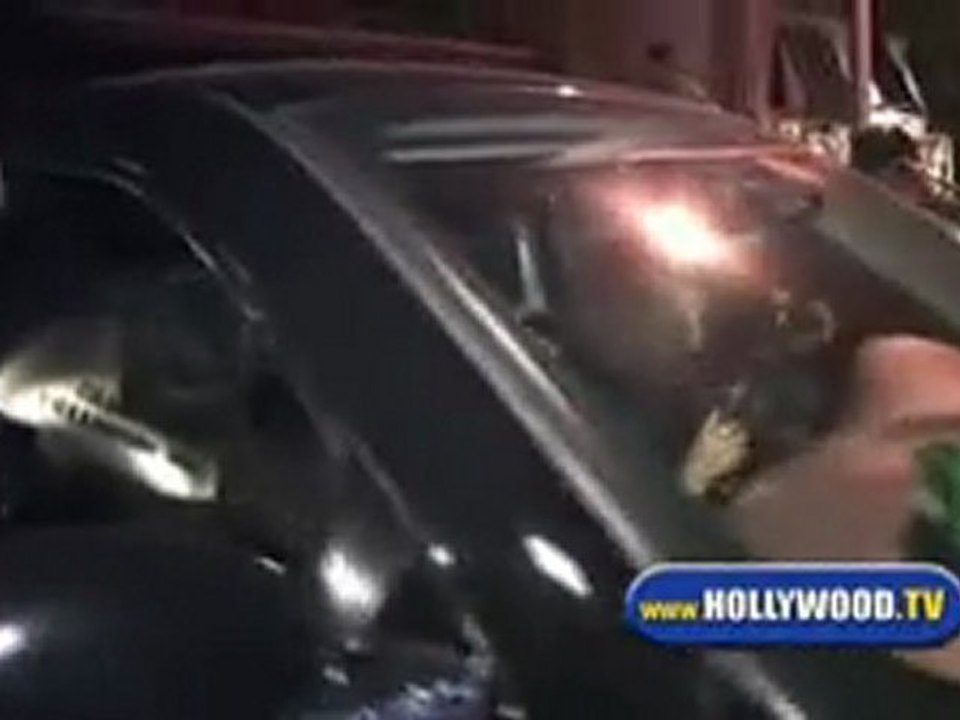 Lindsay Lohan Leaving KOI