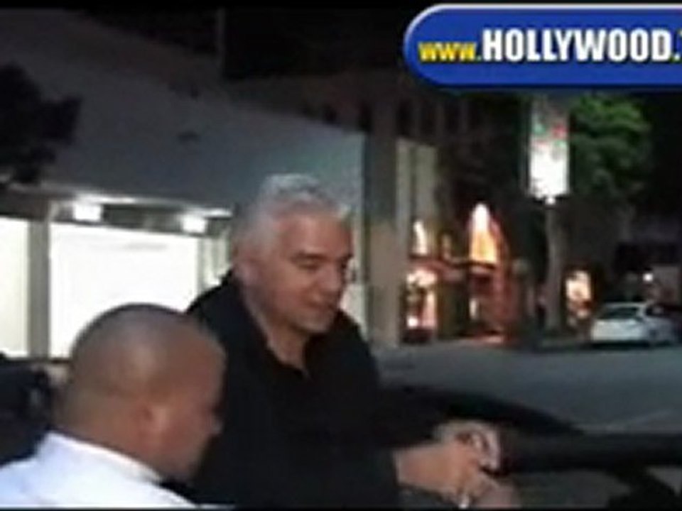 John O'Hurley Leaving Mr Chow.