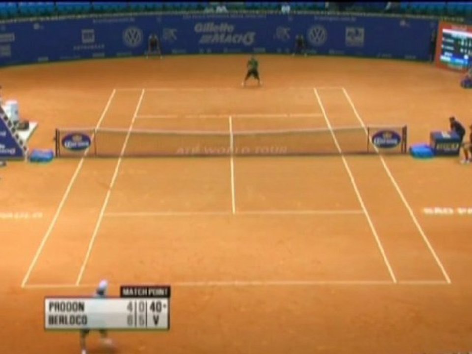 Sao Paulo - Berlocq gewinnt in zwei Sätzen