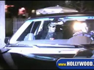 Stevie Wonder Leaving the Ivy.