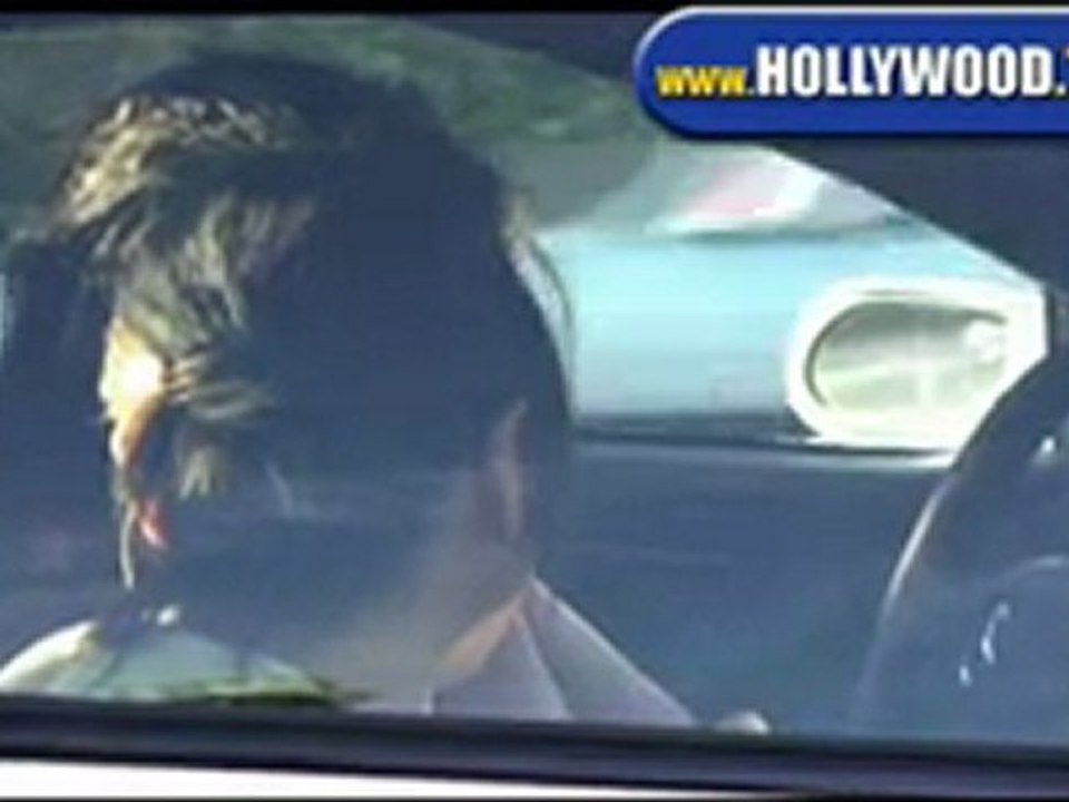 Britney Spears Driving around Los Angeles.