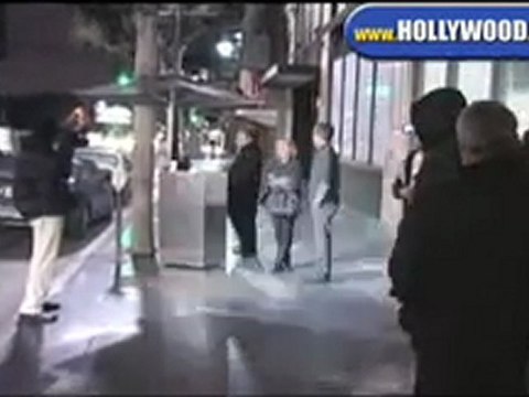 Brittany Snow Leaving Katsuya.