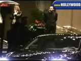 Ben Stiller and Christina Taylor Leaving Beverly Wilshire.