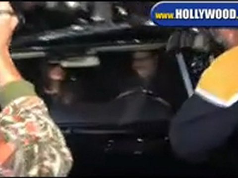 Lionel Richie Leaving Katsuya.