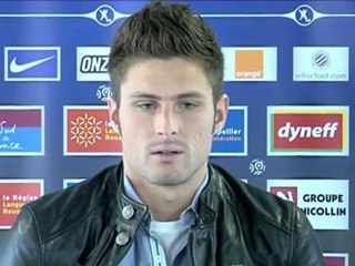 Olivier Giroud avant le PSG