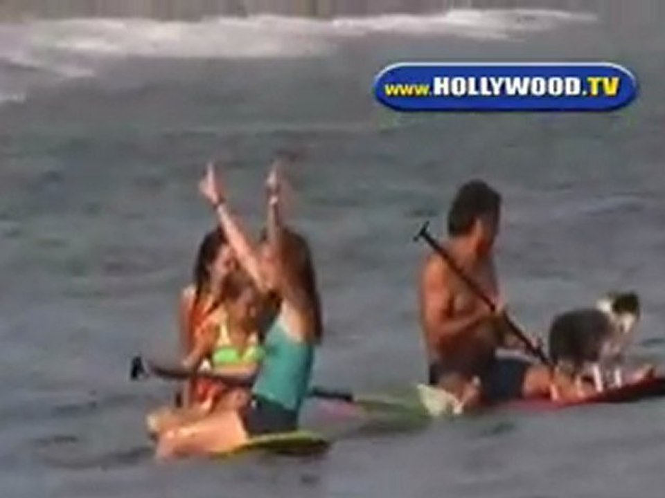 Miley Cyrus Enjoys Her Day At The Beach