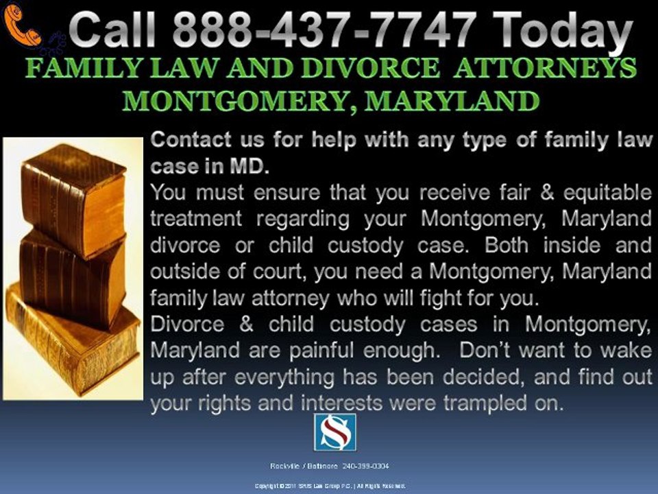 FAMILY LAW AND DIVORCE ATTORNEYS MONTGOMERY MARYLAND