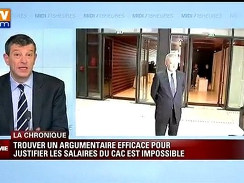 En 2010, les patrons du CAC ont gagné 4,1 millions d'euros en moyenne, soit une hausse de 34%