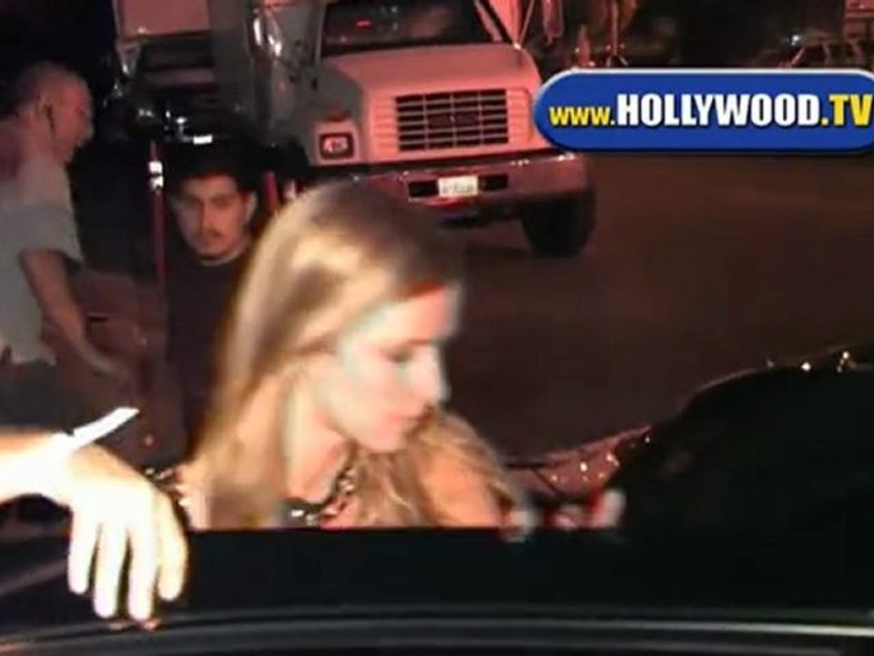 Nicky Hilton and David Leave The Palladium in Hollywood.
