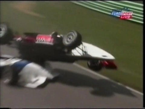 CART Elkhart Lake 2001 Big crash Wilson Herta