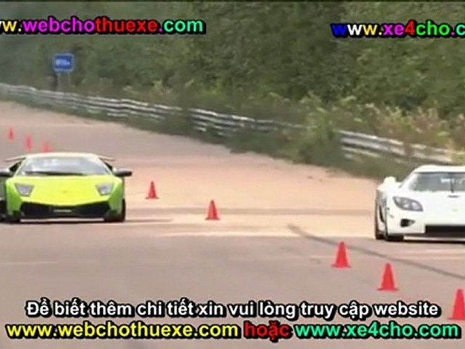Siêu xe Lamborghini LP670 4 SV vs Siêu xe Koenigsegg CCXR