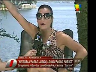 pronto.com.ar Flor de la V sobre premios carlos
