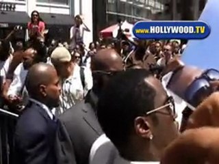 Puff Daddy Gets A Star On Hollywood Blvd