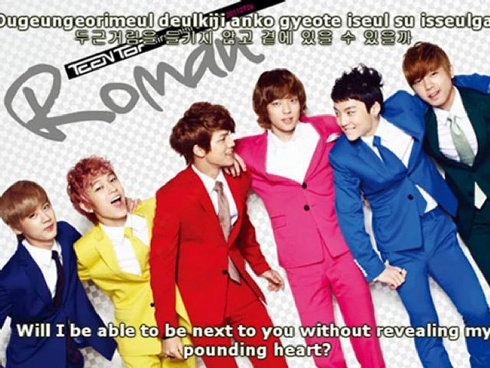 Teen Top Beautiful Girl _ENG SUB _ ROMANIZATION _