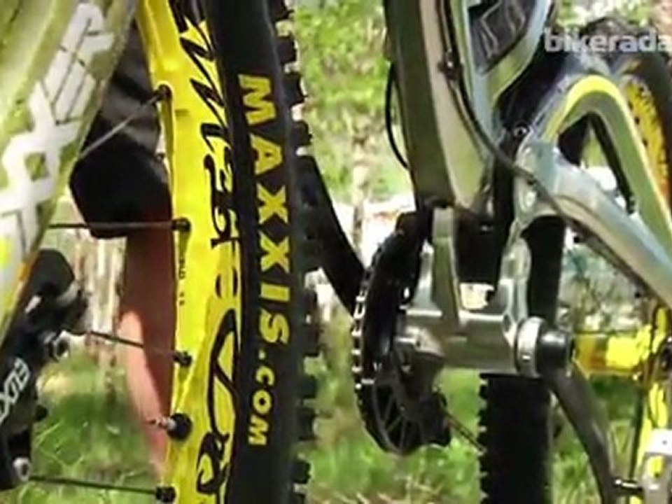 Marc Beaumont's GT Fury Downhill Race Bike