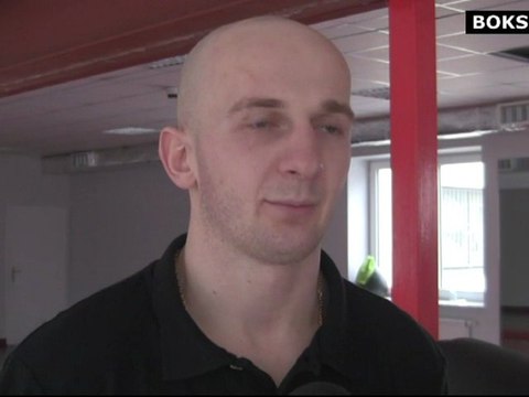 Norbert Dąbrowski na trzy dni przed galą w Olsztynie (17.02.2012)