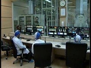 Ahmadinejad loads fuel rods into reactor