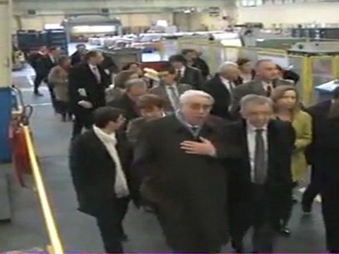 Martine Aubry visite l'entreprise Fagor Brandt à Montargis