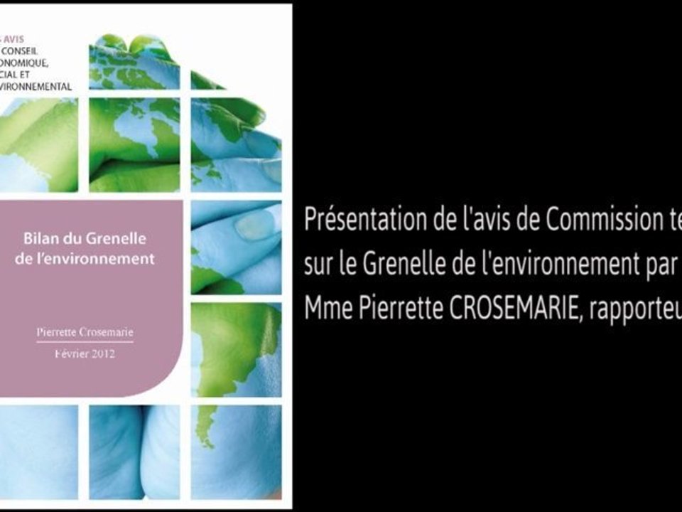 Bilan du Grenelle de l'environnement - cese
