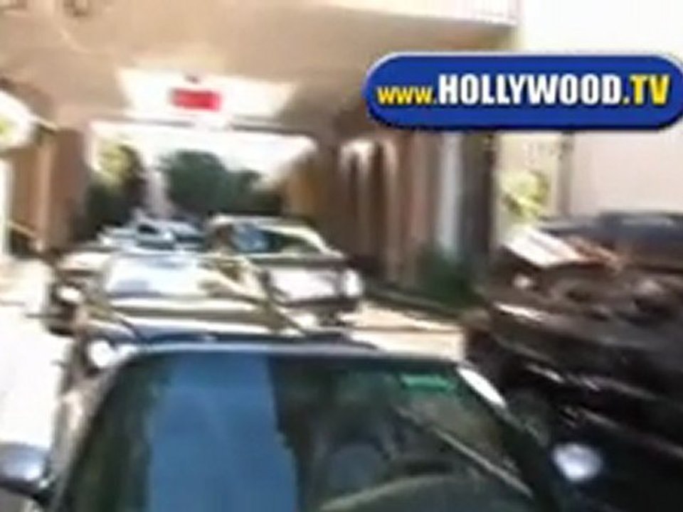 EXCLUSIVE:Ciara Leaves The Beverly Wilshire Hotel.