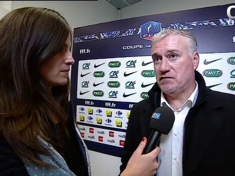La réaction de Didier Deschamps (après OM 3-1 Bourg Peronnas)