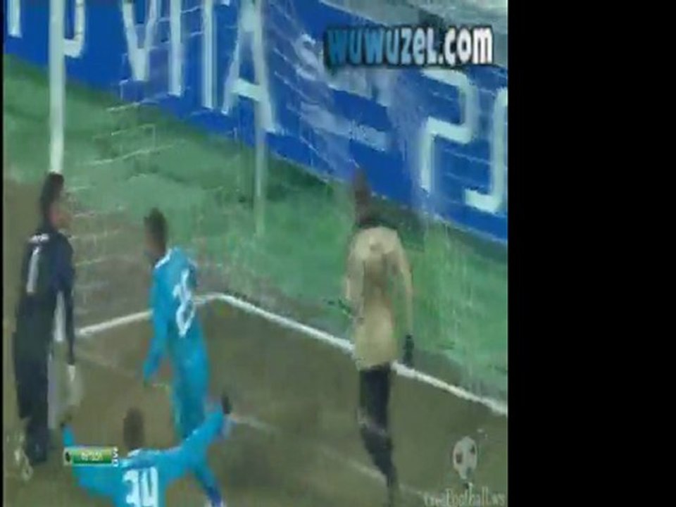 Zenit Petersburg 2 - 1	 Benfica Fantastic Goal 71'  Semak