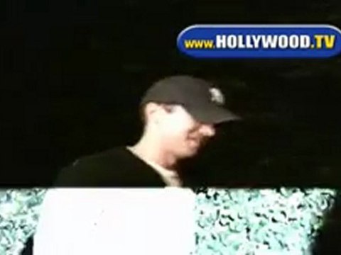 Topher Grace Leaves Crown Night Club.